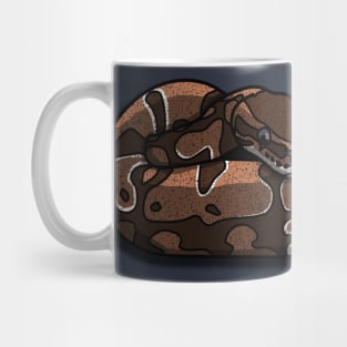 Ball Python Snake Coiled Mug